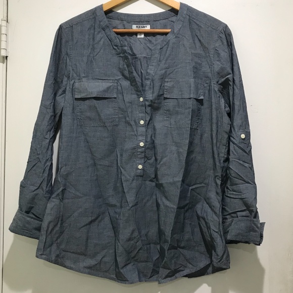 NWOT Old Navy Chambray Tunic - Picture 3 of 12